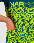 KARPOS Cycling short sleeve jersey - JUMP - yellow/blue