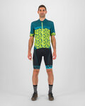 KARPOS Cycling short sleeve jersey - JUMP - yellow/blue