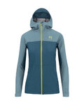 KARPOS waterproof jacket - LOT RAIN W - grey/blue
