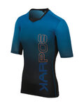 KARPOS Cycling short sleeve jersey - VERVE - blue/black