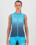 KARPOS Cycling sleeveless jersey - VERVE EVO - turquoise