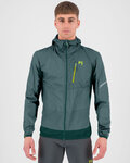 KARPOS Cycling windproof jacket - LOT EVO - green/black
