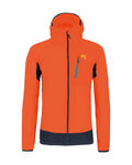 KARPOS Cycling windproof jacket - LOT EVO - orange/black