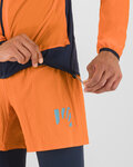 KARPOS Cycling windproof jacket - LOT EVO - orange/black