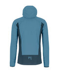 KARPOS Cycling windproof jacket - LOT EVO - light blue/black