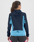 KARPOS Cycling windproof jacket - LOT EVO W - blue