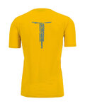 KARPOS Cycling short sleeve t-shirt - VAL FEDERIA - yellow