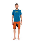 KARPOS Cycling shorts without bib - VAL VIOLA - orange
