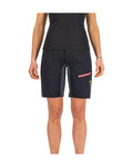 KARPOS Cycling shorts without bib - VAL VIOLA - black