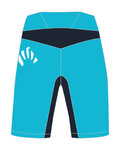 KARPOS Cycling shorts without bib - VAL VIOLA W - turquoise/blue