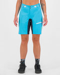 KARPOS Cycling shorts without bib - VAL VIOLA W - turquoise/blue
