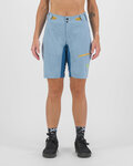 KARPOS Cycling shorts without bib - VAL VIOLA - light blue