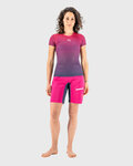 KARPOS Cycling shorts without bib - VAL VIOLA - pink