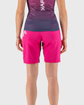 KARPOS Cycling shorts without bib - VAL VIOLA - pink