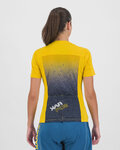 KARPOS Cycling short sleeve jersey - VERVE EVO - yellow/blue