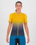 KARPOS Cycling short sleeve jersey - VERVE EVO - yellow/blue