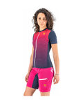 KARPOS Cycling short sleeve jersey - VERVE EVO W - blue/pink