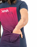 KARPOS Cycling short sleeve jersey - VERVE EVO W - blue/pink