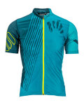KARPOS Cycling short sleeve jersey - GREEN FIRE - turquoise