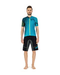 KARPOS Cycling short sleeve jersey - GREEN FIRE - turquoise