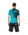KARPOS Cycling short sleeve jersey - GREEN FIRE - turquoise