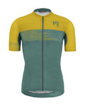 KARPOS Cycling short sleeve jersey - GREEN FIRE - yellow/green