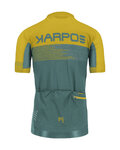 KARPOS Cycling short sleeve jersey - GREEN FIRE - yellow/green