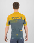 KARPOS Cycling short sleeve jersey - GREEN FIRE - yellow/green