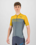 KARPOS Cycling short sleeve jersey - GREEN FIRE - yellow/green