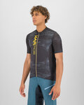 KARPOS Cycling short sleeve jersey - GREEN FIRE - black/yellow