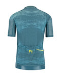 KARPOS Cycling short sleeve jersey - GREEN FIRE - yellow/blue