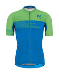 KARPOS Cycling short sleeve jersey - GREEN FIRE - green/blue