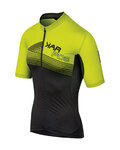 KARPOS Cycling short sleeve jersey - GREEN FIRE - yellow/black