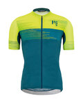 KARPOS Cycling short sleeve jersey - GREEN FIRE - yellow/green