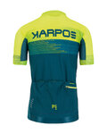 KARPOS Cycling short sleeve jersey - GREEN FIRE - yellow/green