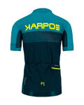 KARPOS Cycling short sleeve jersey - GREEN FIRE - blue