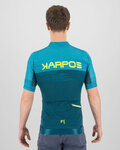 KARPOS Cycling short sleeve jersey - GREEN FIRE - blue