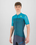 KARPOS Cycling short sleeve jersey - GREEN FIRE - blue