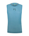 KARPOS Cycling sleeve less t-shirt - VERVE MESH - blue