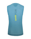 KARPOS Cycling sleeve less t-shirt - VERVE MESH - blue