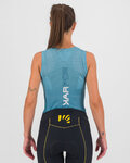 KARPOS Cycling sleeveless jersey - VERVE MESH - light blue