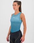 KARPOS Cycling sleeveless jersey - VERVE MESH - light blue