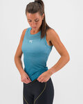 KARPOS Cycling sleeveless jersey - VERVE MESH - light blue