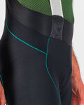 KARPOS Cycling bib shorts - VERVE EVO - black/turquoise