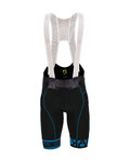KARPOS Cycling bib shorts - VERVE EVO - black/blue