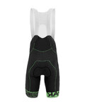 KARPOS Cycling bib shorts - VERVE EVO - black/green