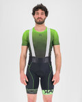 KARPOS Cycling bib shorts - VERVE EVO - black/green