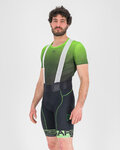 KARPOS Cycling bib shorts - VERVE EVO - black/green