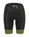 KARPOS Cycling shorts without bib - VERVE EVO - black/green
