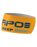 KARPOS Cycling headband - PELMETTO - orange/blue